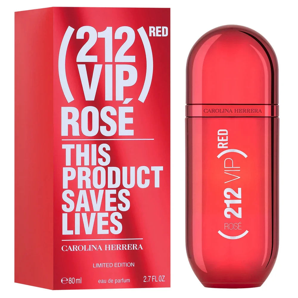 CAROLINA HERRERA 212 VIP ROSE RED FOR WOMEN EDP 80 ML (W)