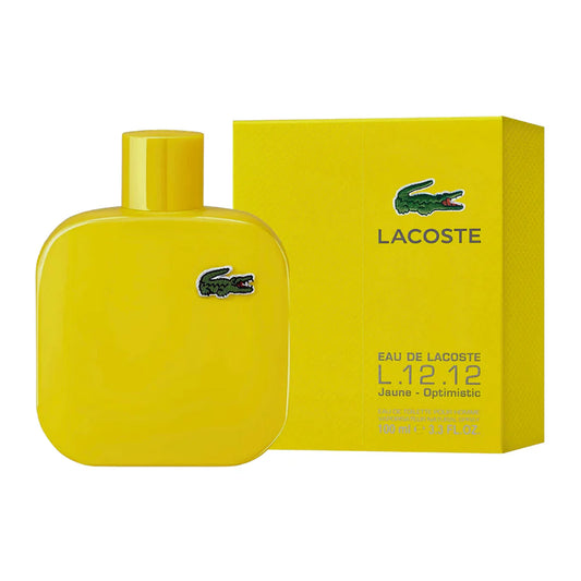 LACOSTE EAU DE LACOSTE L.12.12 YELLOW JAUNE EDT 100 ML (M)