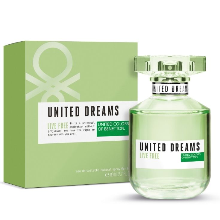 United Colors of Benetton Live Free EDT (W) / 80 ml