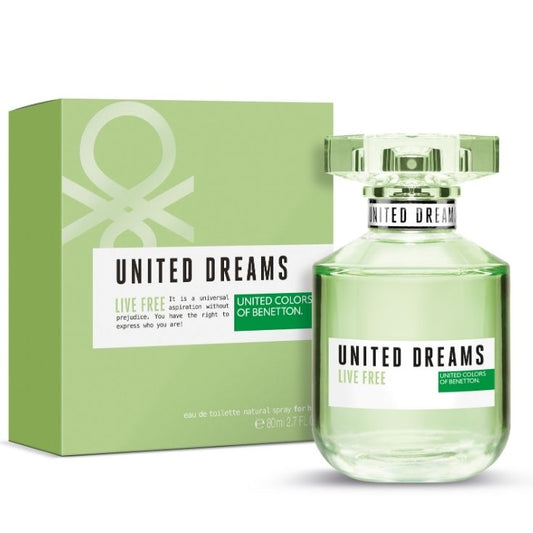 United Colors of Benetton Live Free EDT (W) / 80 ml