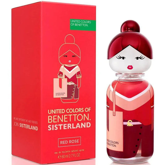 United Colors of Benetton Sisterland Red Rose EDT (W) / 80 ml